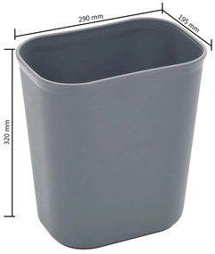 Carucior de bucatarie cu recipiente din plastic, 82x43,5x93 cm 82 x 43.5 x 93 cm