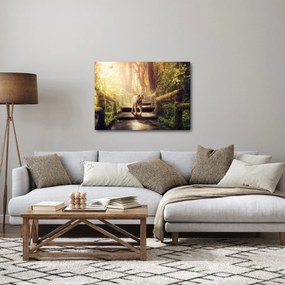 Tablou cu tigrul în djunglă (70x50 cm)
