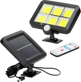 Proiector LED solar cu senzor LED/1,5W/3,7V 6000K IP44 1200 mAh