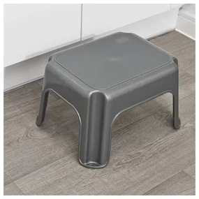 Scaun Addis Step Stool Black, negru