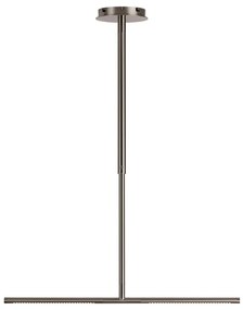 Lustră argintie LED din metal cu abajur din metal Omni Ceiling – UMAGE