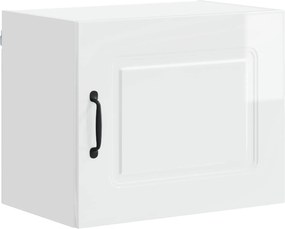 vidaXL Dulap de bucătărie Kalmar Alb lucios 50 x 31 x 40 cm