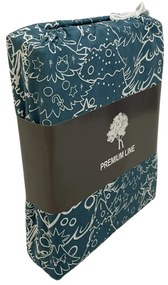 Lenjerie de pat din bumbac FROSTLINE modrozelene Dimensiune lenjerie de pat: 70 x 90 cm | 140 x 200 cm