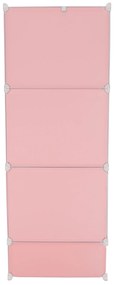Zondo Dulap modular Finnstar (roz + motiv pentru copii). 1028921