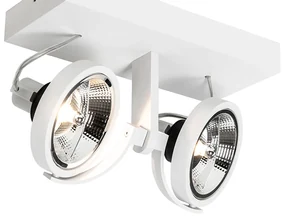 Spotlight modern alb cu 2 lumini - Master 111