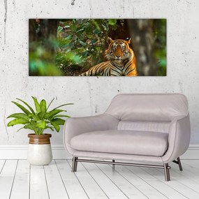 Tablou - Tigru odihnindu -se (120x50 cm)