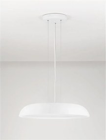 Lustra LED suspendata stil modern FELICIA alba 60cm