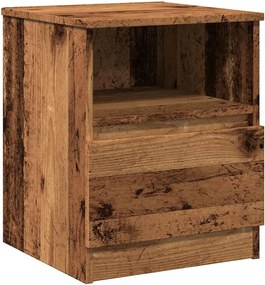 vidaXL Noptieră, lemn vechi, 40x40x50 cm, lemn prelucrat