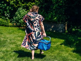 Poncho prosop de plaja SAFARI colorat 80x145 cm