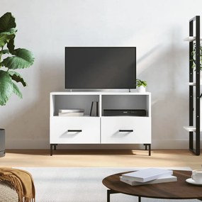 828972 vidaXL Comodă TV, alb, 80x36x50 cm, lemn prelucrat