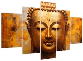 Tablou - Buddha, pictură în ulei (150x105 cm)