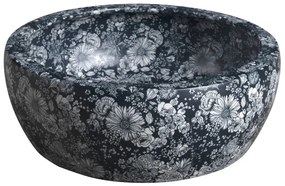 Sapho - Lavoar pentru blat PRIORI Ø 41 cm ceramică/albastru