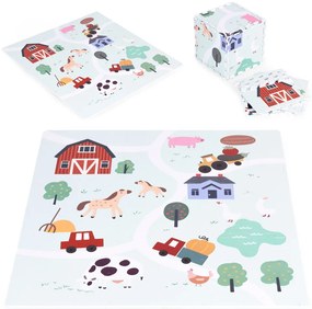 Mare EVA spumă mat farm 90.5x90.5 cm 21 buc