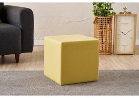 Taburet CUBI 40x40 cm galben
