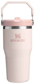 Termos roz deschis din oțel inoxidabil 600 ml IceFlow™ Flip Straw 2.0 Tumbler Rose Quartz – Stanley