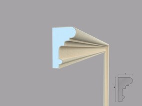 Ancadrament fereastra exterior FP123 dimensiuni 135x81x2000mm