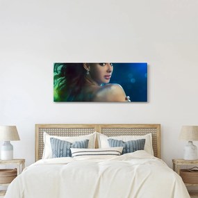Tablou - Privirea unei femei tinere (120x50 cm)