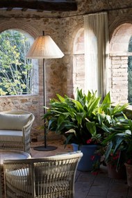 Lampa de podea iluminat exterior decorativ SAIGON 195/T70 gri/crem