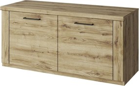 Pantofar DOORSET, stejar navarra, PAL laminat, 110x41x53 cm