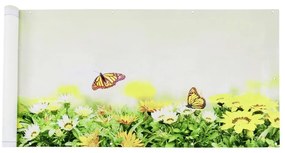 Paravan pentru balcon din plastic 500x85 cm Butterfly – Maximex