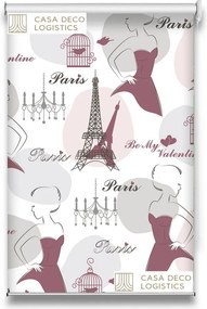 Roletă textilă Urban 4014 cu model Paris și siluete feminine