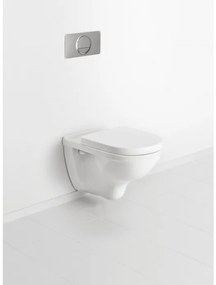 Set vas WC rimless suspendat, Villeroy&amp;Boch O.novo, DirectFlush, cu capac inchidere lenta, 36x56cm, Alb Alpin, 5660HR01