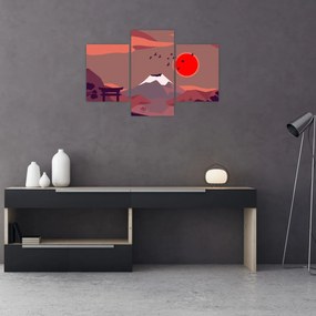 Tablou - Munții Fuji (90x60 cm)