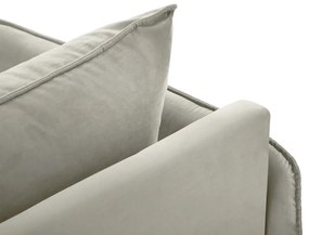 Sezlong tapitat Vienna velvet/picioare gold – L170 x l110 x h95