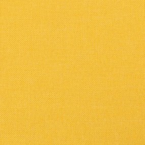 Canapea cu 3 locuri, galben deschis, 210 cm, material textil Galben deschis, 228 x 77 x 80 cm