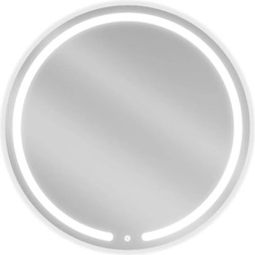 Mexen Rose oglindă de baie iluminată, rotundă 80 cm, LED 6000K, anti-ceață - 9810-080-080-611-00