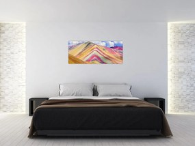 Tablou - Muntele Curcubeu, Peru (120x50 cm)