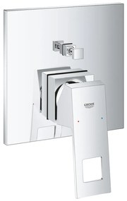 Baterie incastrata cu comutator cu 2 cai, crom