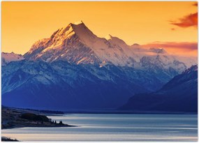Tablou - Lacul Pukaki (70x50 cm)