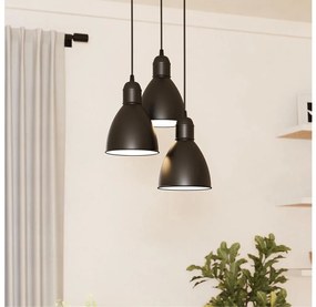 Lustră Eglo 49465 PRIDDY 3xE27/60W/230V