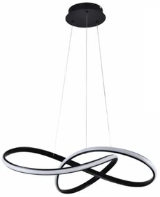 Lustră LED dimabilă pe cablu Brilagi COSMOWAVE LED/70W/230V 3000-6500K negru + telecomandă