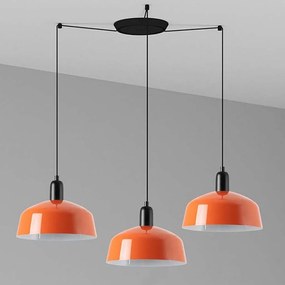 Lustra cu 3 pendule metal TATAWIN M orange