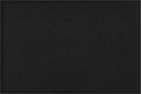 vidaXL Covoraș de intrare Negru 60 x 40 x 1.2 cm Țesătură Teddy