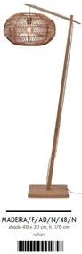 Lampadar eco din bambus cu ratan Madeira nat/48cm, nat