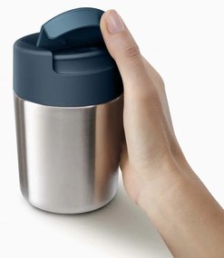 Thermos Joseph Joseph Sipp 81125, Capac de etansare, 0,340 L, Fara BPA, Otel inoxidabil, Albastru/inox