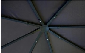 Foişor de grădină 3x3m Shine Grey