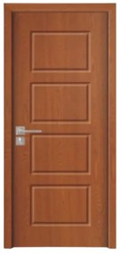 Usa Interior din MDF Novo Doors ND82, Cadru din Lemn Masiv, KIT COMPLET, Toc , Manere si balamale incluse (Culoare: Stejar Auriu, Dimensiune: 70 cm,