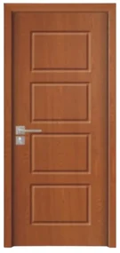 Usa Interior din MDF Novo Doors ND82, Cadru din Lemn Masiv, KIT COMPLET, Toc , Manere si balamale incluse (Culoare: Gri deschis, Dimensiune: 80 cm,