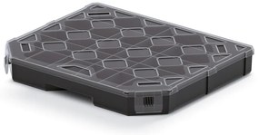 Organizator 28,4 × 24,3 × 4 cm, separatoare, negru