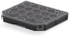 Organizator 28,4 × 24,3 × 4 cm, separatoare, negru