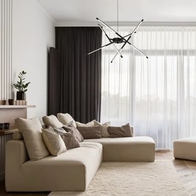 Lustră LED pe cablu Rabalux 72338 HENLI2 LED/40W/230V 3000K negru