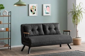Canapea extensibilă Sando 2 Dark Grey