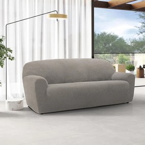 Huse super elastice HARMONIA gri deschis fotoliu triplu (l. 180 - 230 cm)