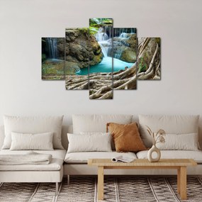 Tablou - Râu cu cascade (150x105 cm)