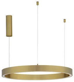Lustra LED suspendata design circular STING Bronz 80cm