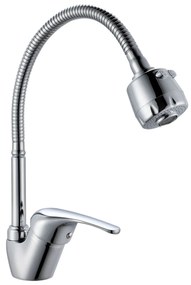 Set Masca Chiuveta Karo, Alb, 80 x 50 x 80 cm, Chiuveta Inox, Cuva stanga, Baterie Flexibila